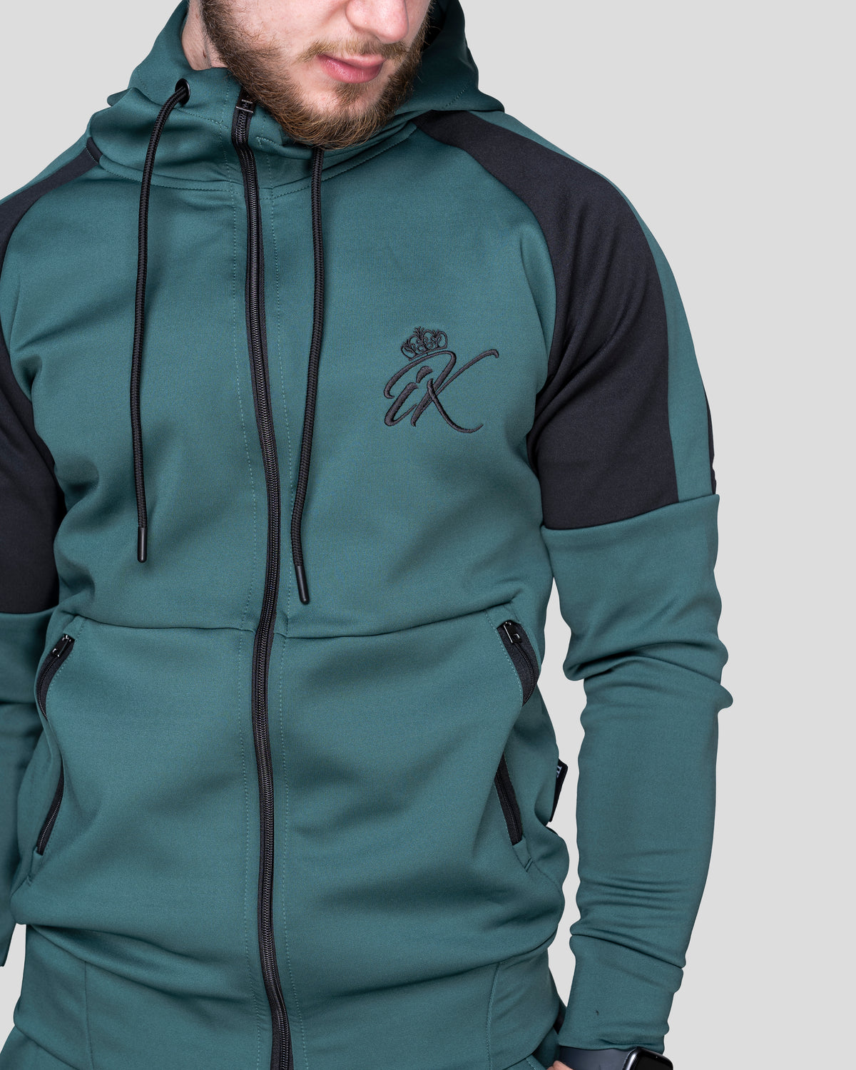 Спортно Горнище "Inspire" Green Black